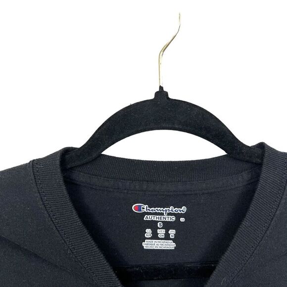 Purdue‎ Boilermakers T Shirt Champion Crew Neck Graphic Print Black Women S - Picture 3 of 5